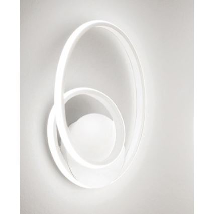 Gea Luce DIVA A BIANCO SATINATO - LED Dimmable wall light DIVA LED/20W/230V white