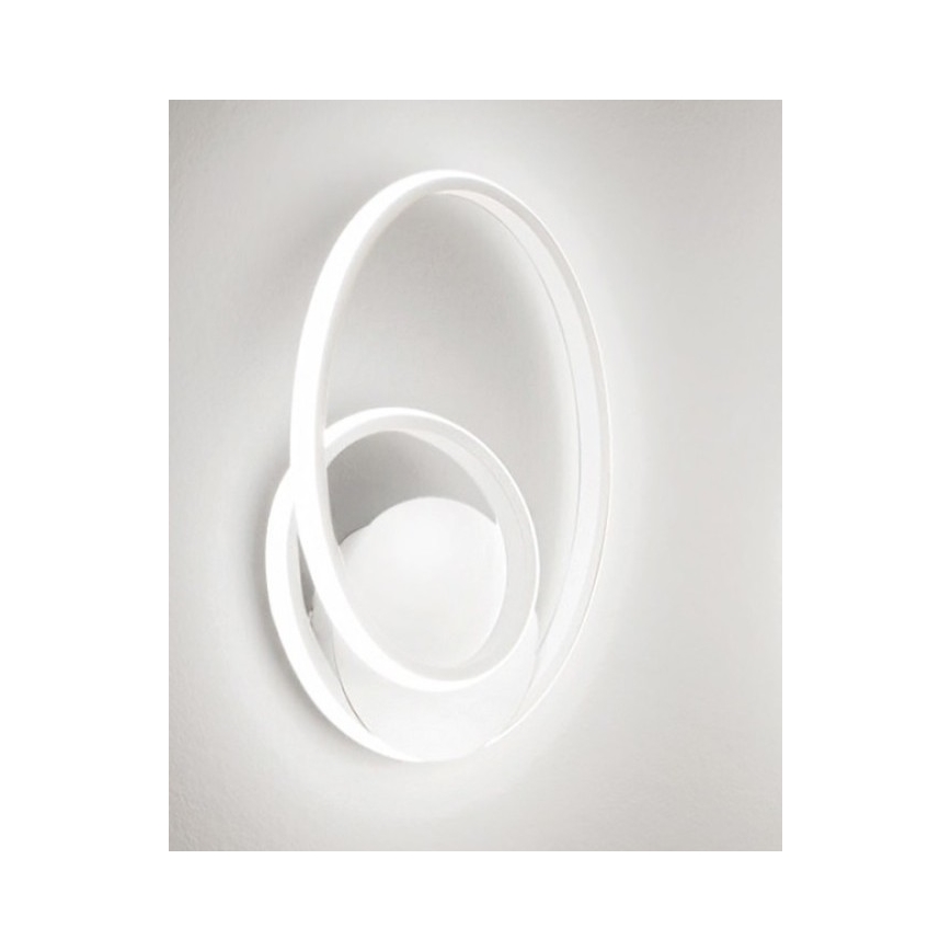 Gea Luce DIVA A BIANCO SATINATO - LED Dimmable wall light DIVA LED/20W/230V white