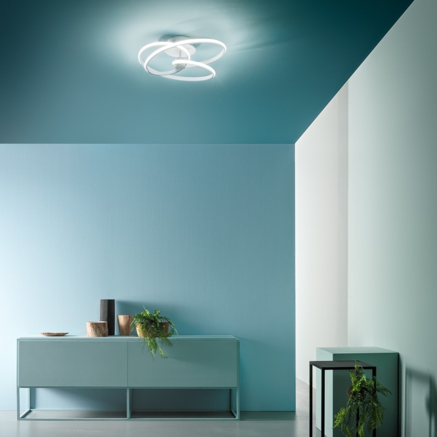 Gea Luce DIVA P P BIANCO - LED Dimmable surface-mounted chandelier DIVA LED/42W/230V white