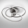 Gea Luce DIVA P P TITANIO - LED Dimmable surface-mounted chandelier DIVA LED/42W/230V anthracite