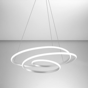 Gea Luce DIVA S G BIANCO - LED Dimmable chandelier on a string DIVA LED/44W/230V white