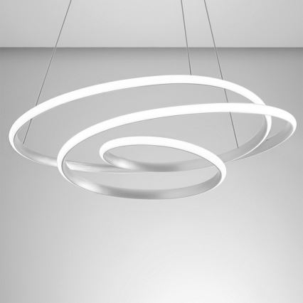 Gea Luce DIVA S G BIANCO - LED Dimmable chandelier on a string DIVA LED/44W/230V white