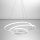 Gea Luce DIVA S G TITANIO - LED Dimmable chandelier on a string DIVA LED/44W/230V grey