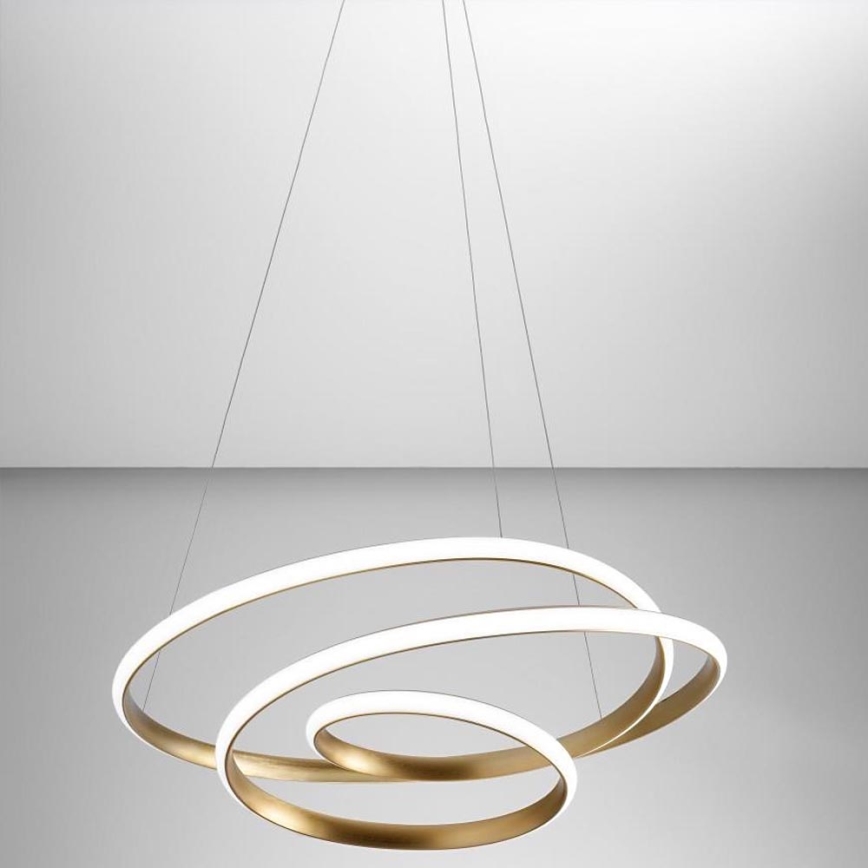 Gea Luce DIVA S P ORO - LED Dimmable chandelier on a string DIVA LED/43W/230V gold
