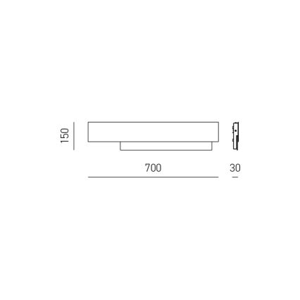 Gea Luce DOHA A G T - LED Wall light DOHA LED/25W/230V 70 cm beige
