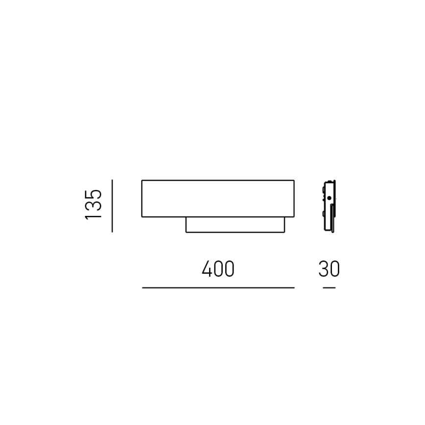 Gea Luce DOHA A P A - LED Wall light DOHA LED/15W/230V 40 cm shiny chrome