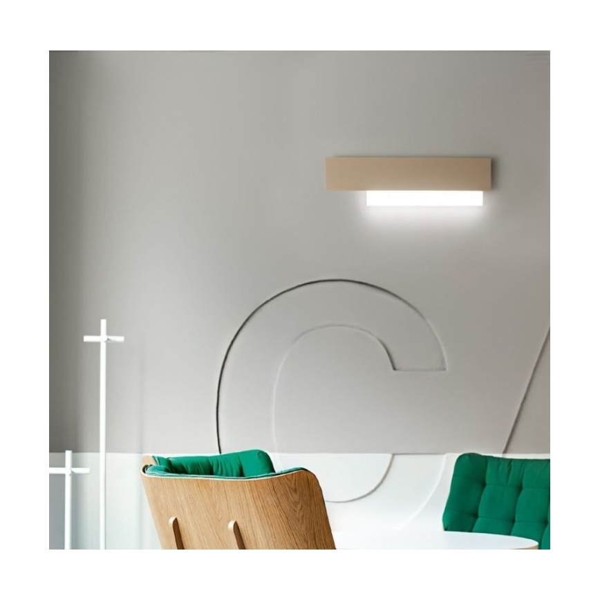 Gea Luce DOHA A P T - LED Wall light DOHA LED/15W/230V 40 cm beige