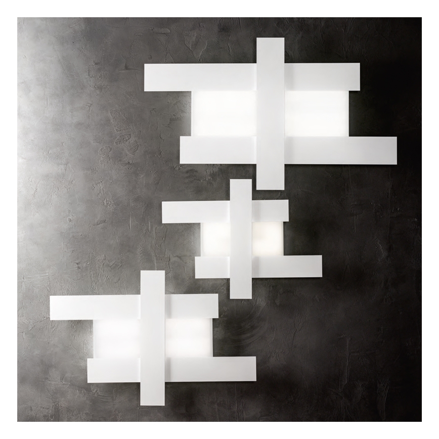 Gea Luce DOHA P M B - LED Ceiling light DOHA LED/40W/230V 84 cm white