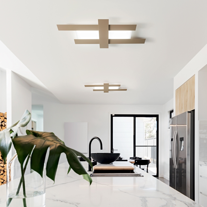 Gea Luce DOHA P M T - LED Ceiling light DOHA LED/40W/230V 84 cm beige