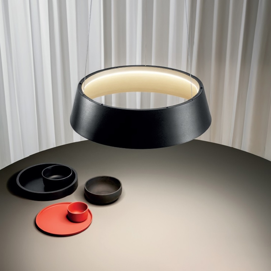 Gea Luce JULIETTE S N - LED Dimmable chandelier on a string JULIETTE LED/50W/230V black/gold