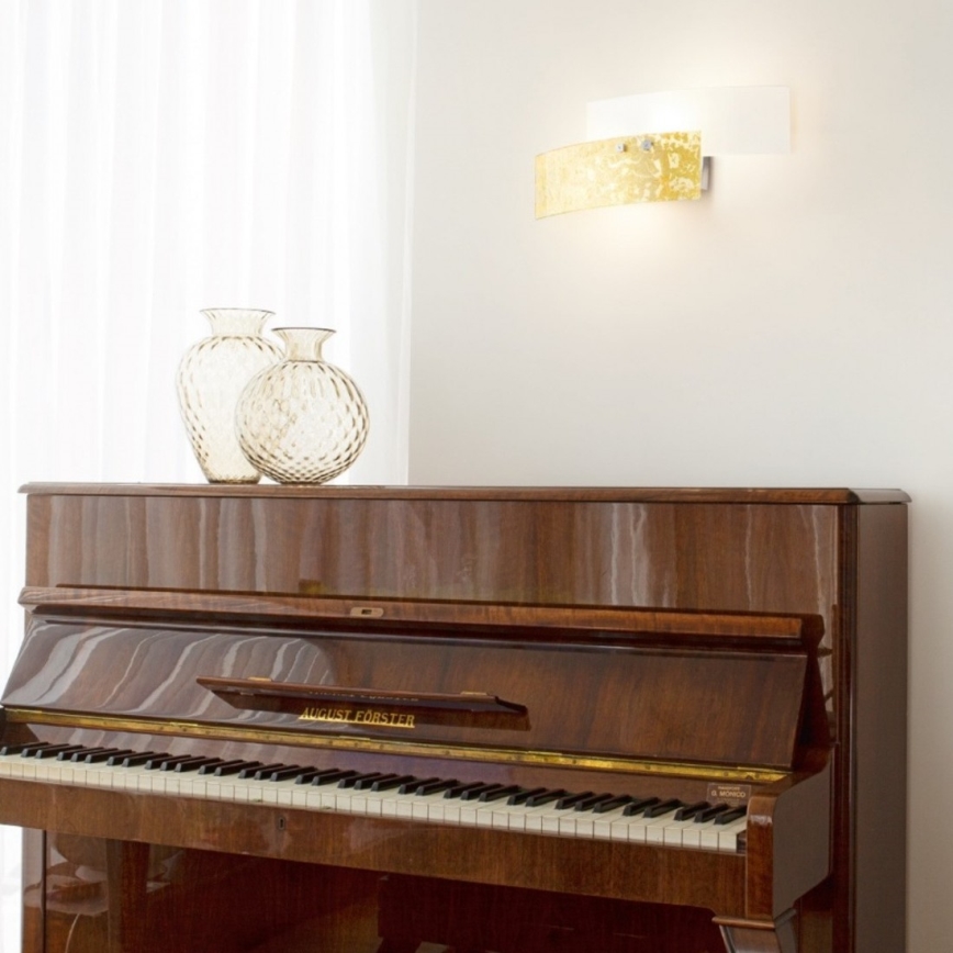 Gea Luce LARA A P oro - Wall light LARA 2xE14/42W/230V gold