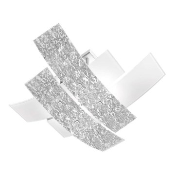 Gea Luce LARA P G arg - Ceiling light LARA 4xE27/52W/230V 91 cm silver