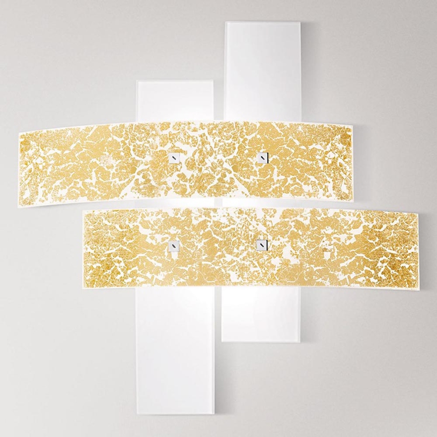 Gea Luce LARA P G oro - Ceiling light LARA 4xE27/52W/230V 91 cm gold