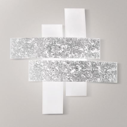 Gea Luce LARA P P arg - Ceiling light LARA 2xE27/52W/230V 50 cm silver