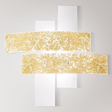 Gea Luce LARA P P oro - Ceiling light LARA 2xE27/52W/230V 50 cm gold