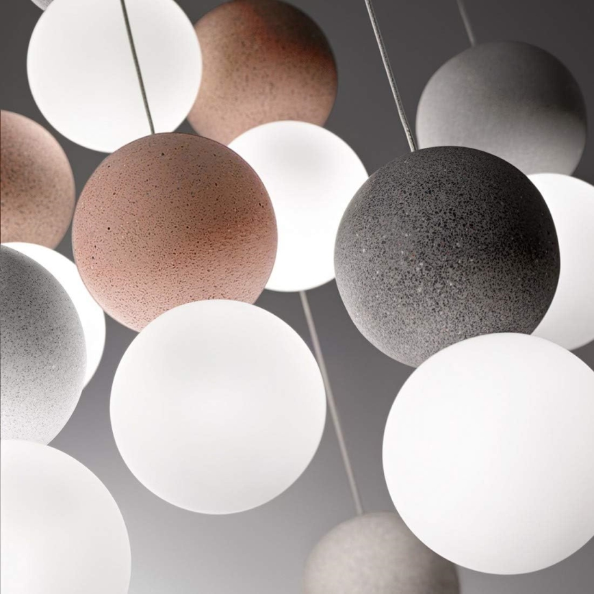 Gea Luce SFERA S10 G - Chandelier on a string SFERA 10xG9/28W/230V