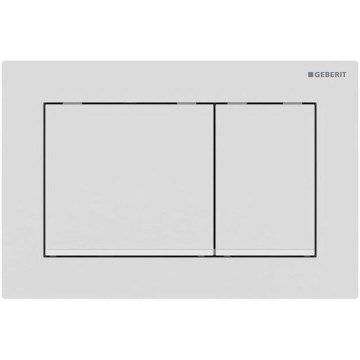 Geberit 115.080.01.1 - Omega30 flush plate 21.2 x 14.2 cm, white