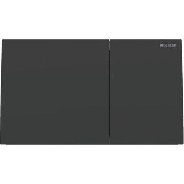 Geberit 115.622.14.1 - Sigma70 flush plate 25 x 14.6 cm, matte black