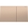 Geberit 115.622.QB.1 - Sigma70 flush plate 25x14.6 cm brushed red-gold
