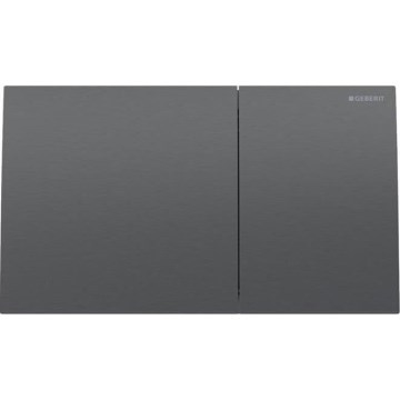 Geberit 115.622.QD.1 - Flush plate Sigma70 25x14,6 cm black chrome