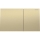 Geberit 115.622.QF.1 - Sigma70 flush plate 25 x 14.6 cm, brushed brass
