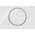 Geberit 115.758.KK.5 - Sigma10 Flush Plate 24,6x16,4 cm White/Gold