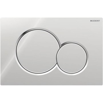 Geberit 115.770.21.5 - Sigma01 Round flush plate 24.6 x 16.4 cm, polished chrome