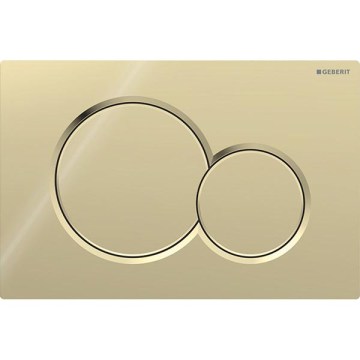 Geberit 115.770.DT.5 - Sigma01 Round Flush Plate 24.6 x 16.4 cm, brass