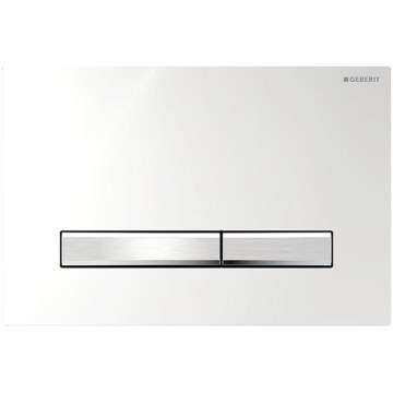 Geberit 115.788.21.2 - Sigma50 flush plate 24.6x16.4 cm polished chrome/matte chrome