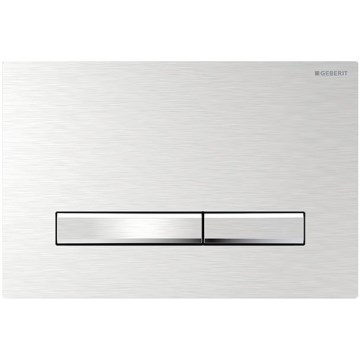 Geberit 115.788.GH.2 - Sigma50 Flush Plate 24,6x16,4 cm Matte Chrome