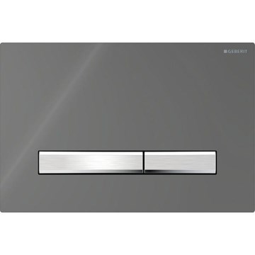 Geberit 115.788.JK.2 - Sigma50 flush plate 24.6 x 16.4 cm, anthracite/matte chrome