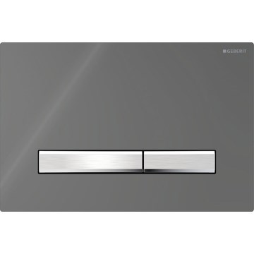 Geberit 115.788.SD.2 - Sigma50 flush plate 24.6x16.4 cm anthracite/matte chrome