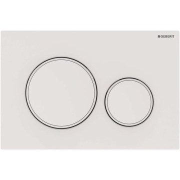 Geberit 115.882.01.1 - Sigma20 flush plate, 24.6 x 16.4 cm, white