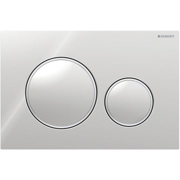 Geberit 115.882.KH.1 - Sigma20 flush plate 24.6 x 16.4 cm matte chrome