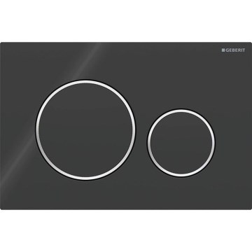 Geberit 115.882.KM.1 - Sigma20 flush plate 24.6 x 16.4 cm, black