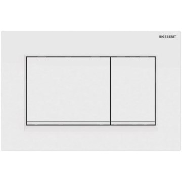 Geberit 115.883.11.1 - Sigma30 Flush Plate 24.6 x 16.4 cm White