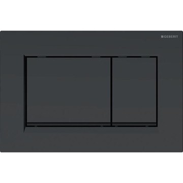 Geberit 115.883.16.1 - Sigma30 Flush Plate 24.6 x 16.4 cm, Matte Black