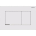 Geberit 115.883.JT.1 - Sigma30 flush plate 24,6x16,4 cm white/polished chrome