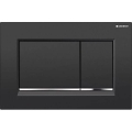 Geberit 115.883.KM.1 - Sigma30 flush plate 24.6x16.4 cm black/polished chrome