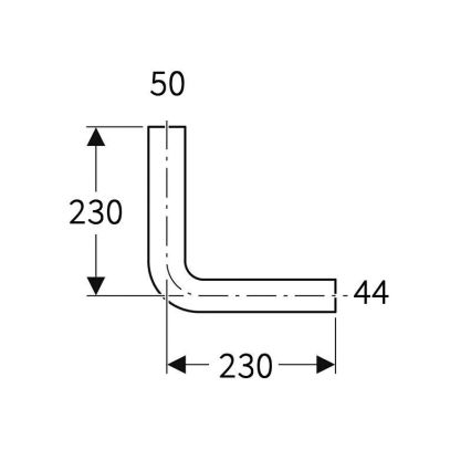 Geberit 118.003.11.1 - 90° Flush Elbow, Alpine White