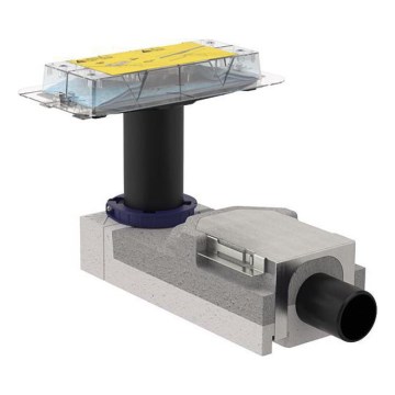 Geberit 154.150.00.1 - Rough-in kit for CleanLine shower channels 90-220 mm