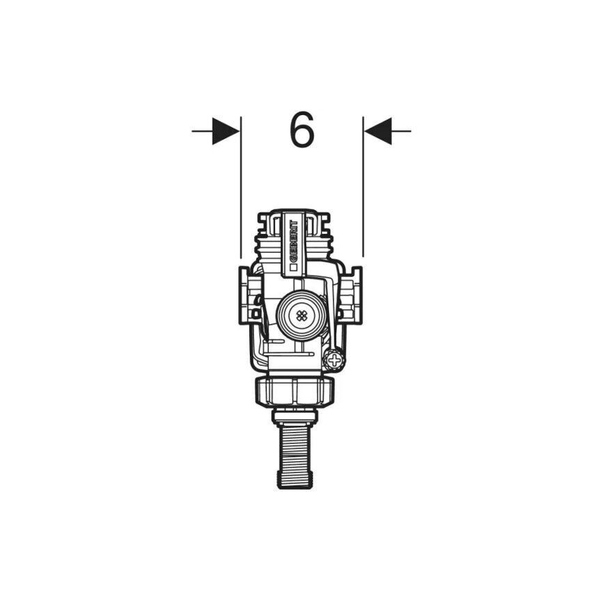 Geberit 240.705.00.5 - Fill valve for plastered-in flush cisterns, Type 383