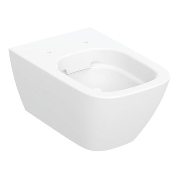 Geberit 500.208.01.1 - Wall-hung Rimfree Smyle Square toilet, ceramic/white