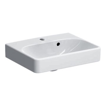 Geberit 500.222.01.1 - Smyle Square wall-hung washbasin 45 x 36 cm, ceramic/white