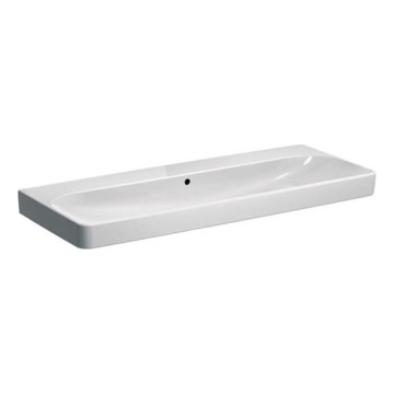Geberit 500.225.01.1 - Wall-mounted double basin Smyle Square 120x48 cm ceramic/white