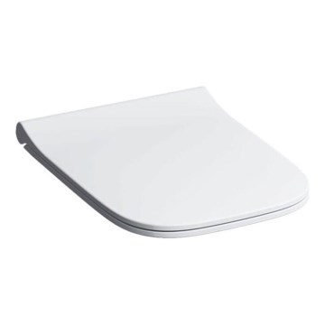 Geberit 500.240.01.1 - Smyle Square SoftClose Toilet Seat, Duroplast/White