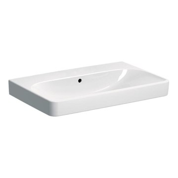 Geberit 500.249.00.2 - Wall-hung washbasin Smyle Square 75x48 cm ceramic/white