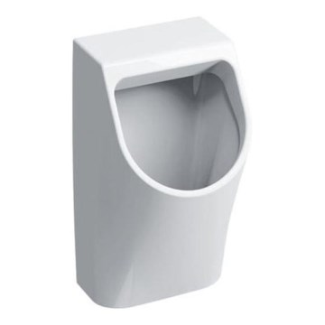 Geberit 500.254.01.1 - Smyle urinal, rear water inlet, rear waste outlet, white ceramic