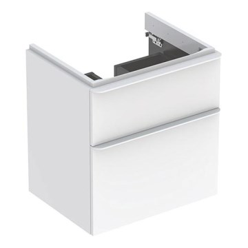 Geberit 500.352.00.1 - Smyle Square 61.7 x 58.4 cm Under-sink Bathroom Cabinet, White