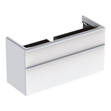 Geberit 500.355.00.1 - Smyle Square Under-Sink Vanity Unit 61.7 x 118.4 cm, White